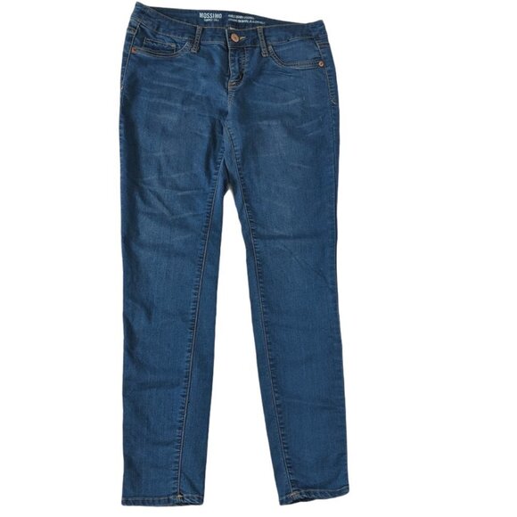 Mossimo Denim Ankle Leggings Size 5 Medium Wash - Picture 3 of 6